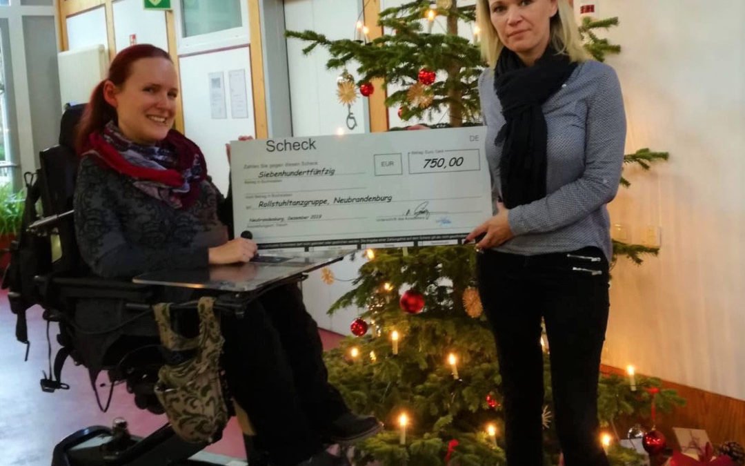 Spende für die Rollstuhltanzgruppe Neubrandenburg