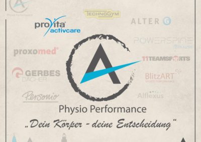 A Physio Performance bedankt sich bei provita activcare Nordwest