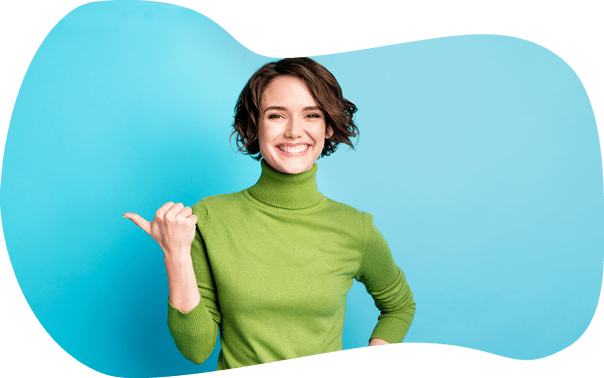 Junge Mitarbeiterin aus dem Team Außendienst