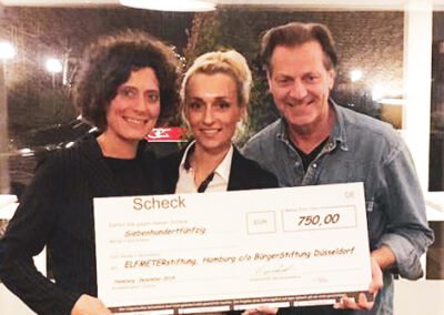 Wir unterstützen die ELFMETERstiftung mit einer Spende