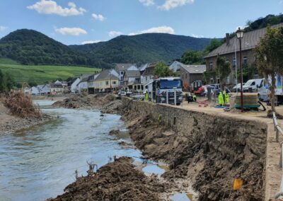 Flutkatastrophe in den Gemeinden Mayschoß und Schleiden-Gemünd
