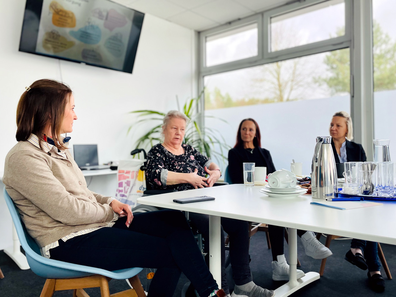 Gesprächsrunde mit Simone Borchert bei provita arndt