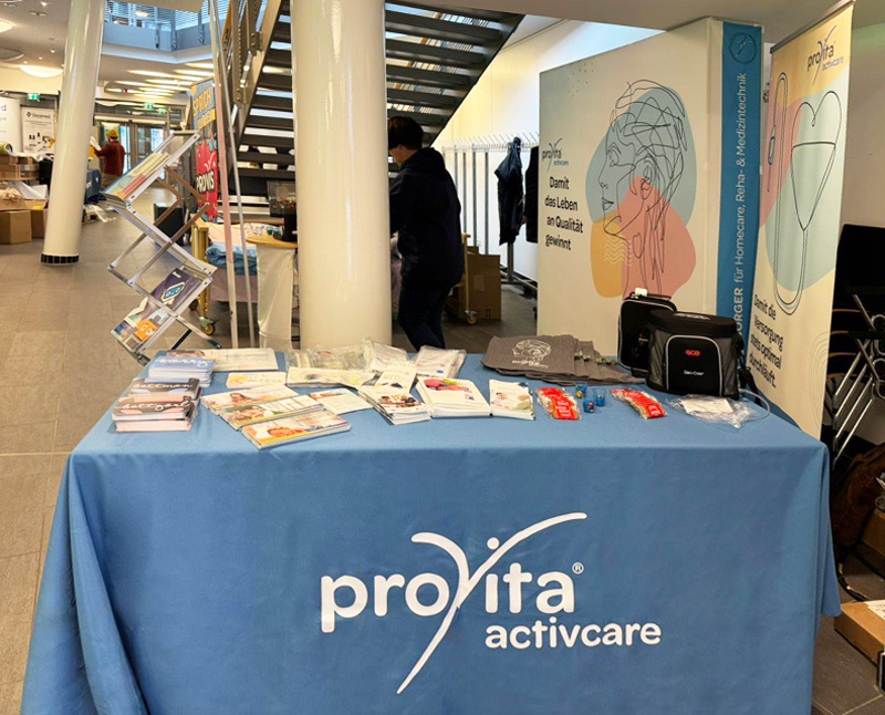 Stand der provita activcare Nordwest bei den Sylter Palliativtagen 2026